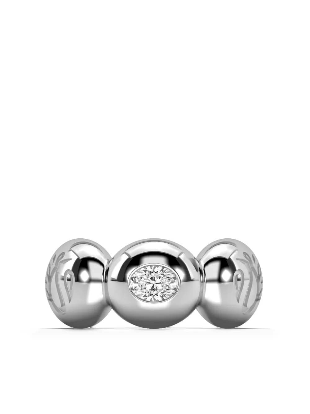 SOLO for diamonds Soul diamond ring - Argento