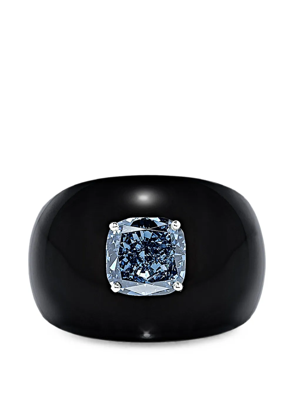 SOLO for diamonds Anello con diamante - Nero