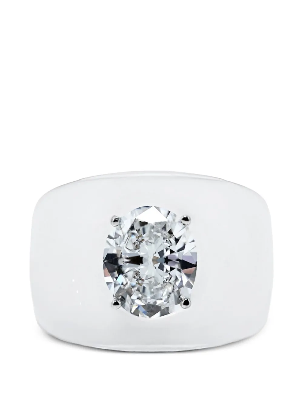 SOLO for diamonds Ring mit Diamanten - Silber
