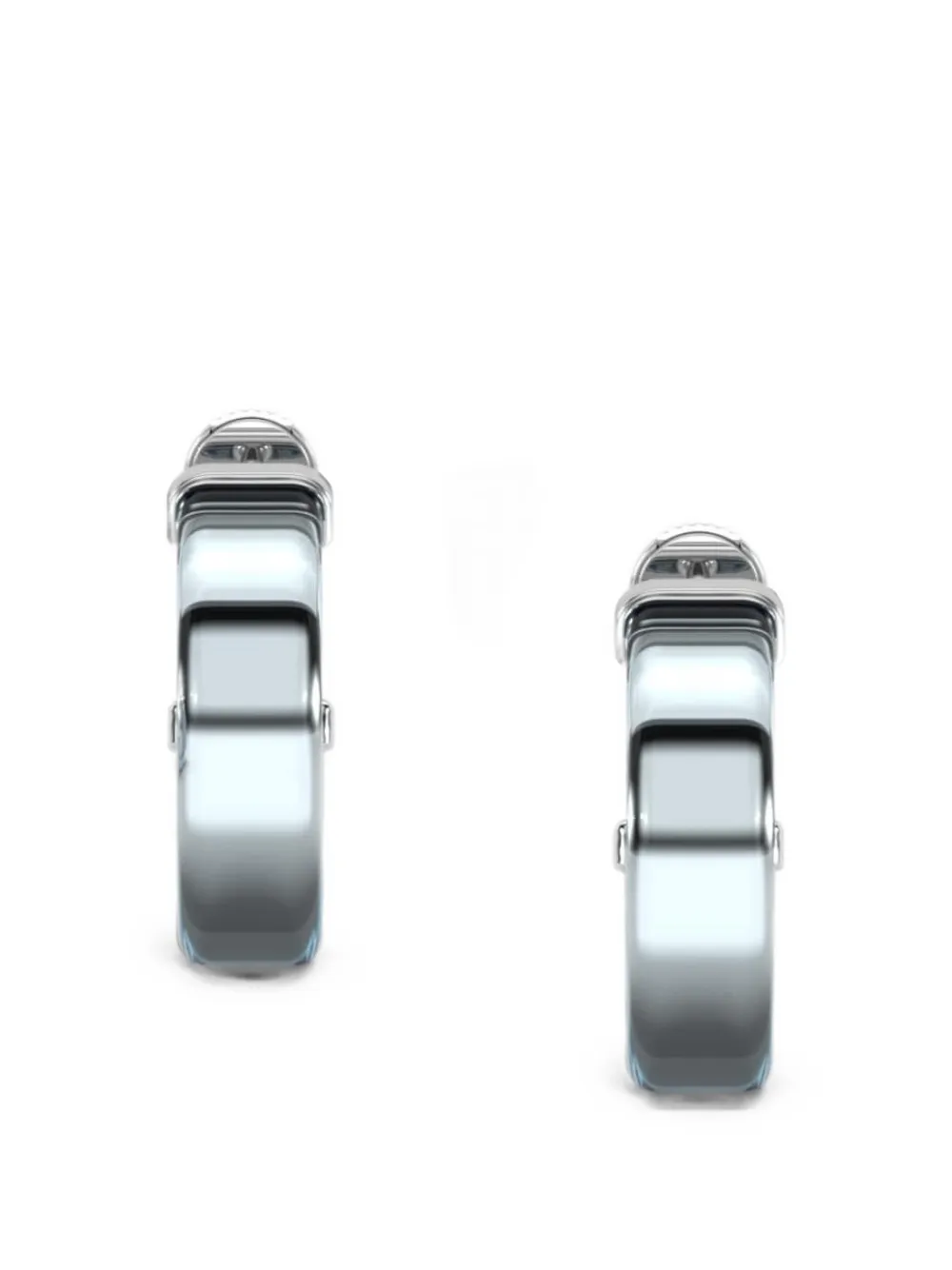SOLO for diamonds Creolen mit Diamanten - Silber
