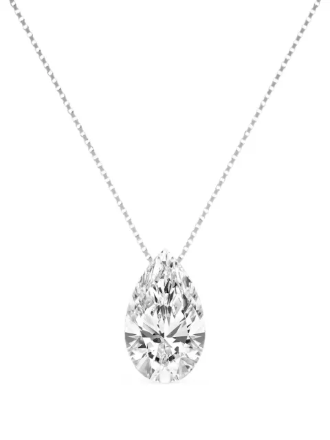 SOLO for diamonds pear-cut diamond-embellished necklace