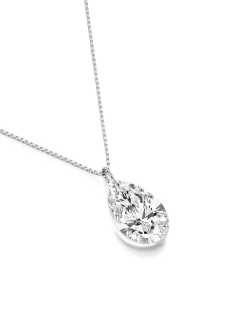 SOLO for diamonds pear-cut diamond-embellished necklace
