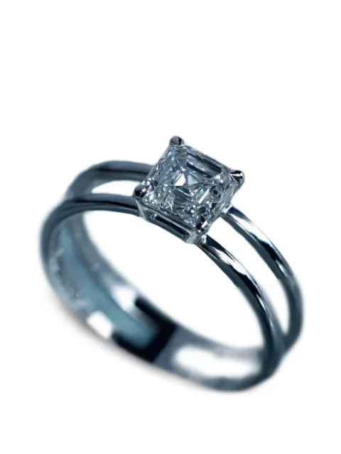 SOLO for diamonds anillo con doble banda y diamantes