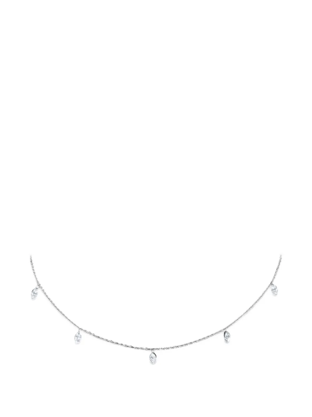 SOLO for diamonds diamond-embellished necklace - Silber