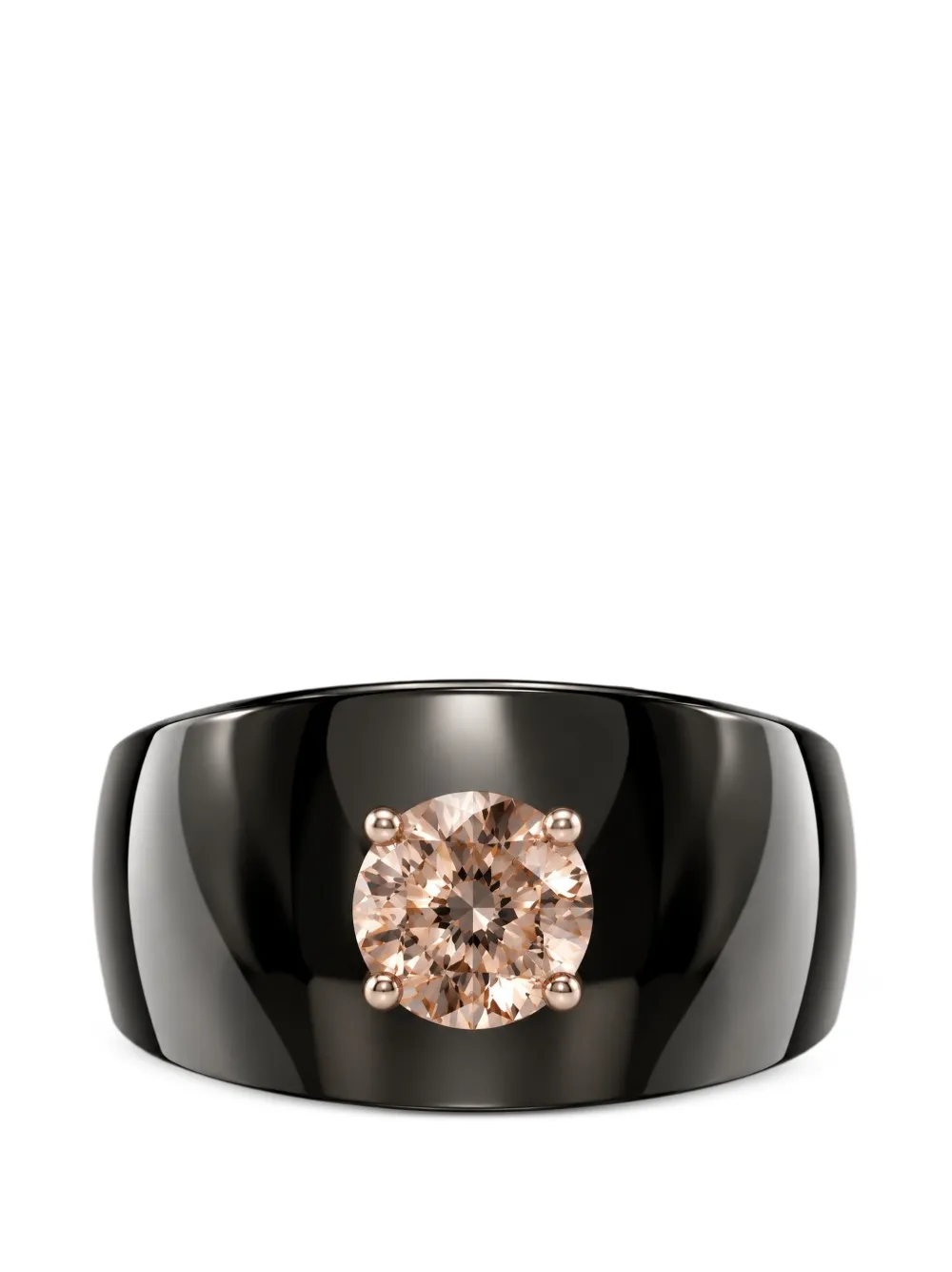 SOLO for diamonds diamond chunky ring - Grigio