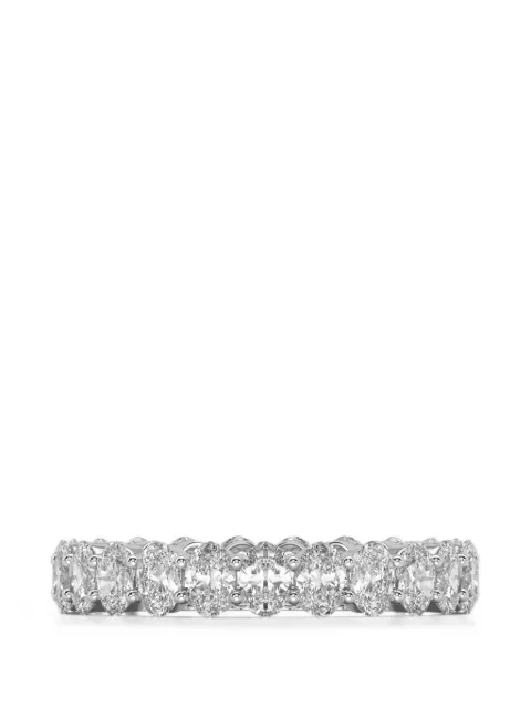 SOLO for diamonds anillo de eternidad con diamante de corte oval