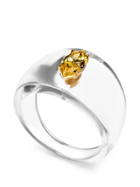 SOLO for diamonds marquise-cut diamond ring