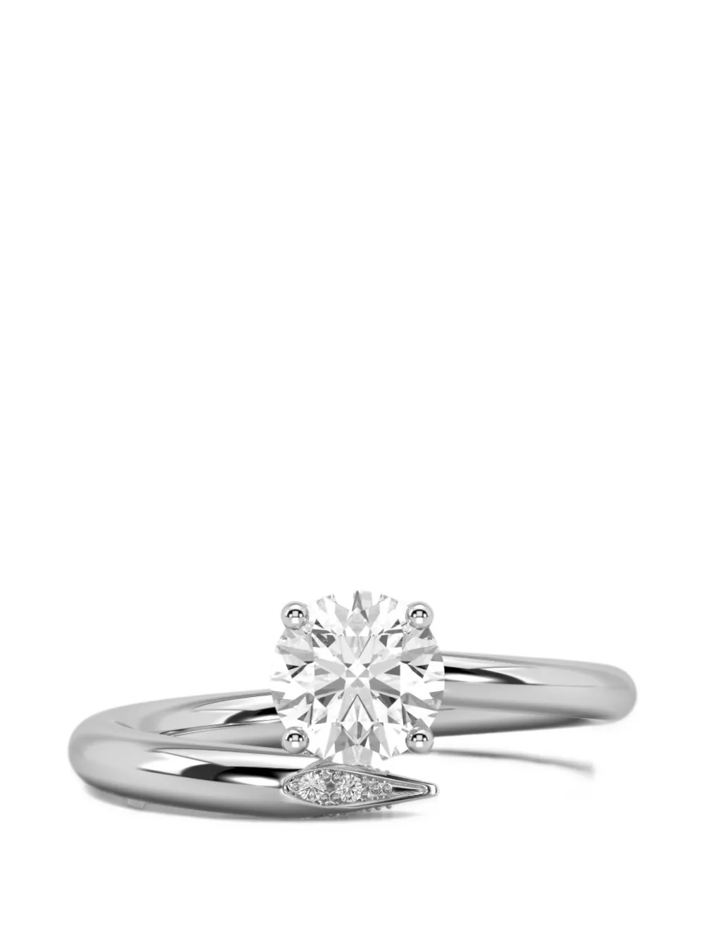 SOLO for diamonds Anello con diamanti - Argento