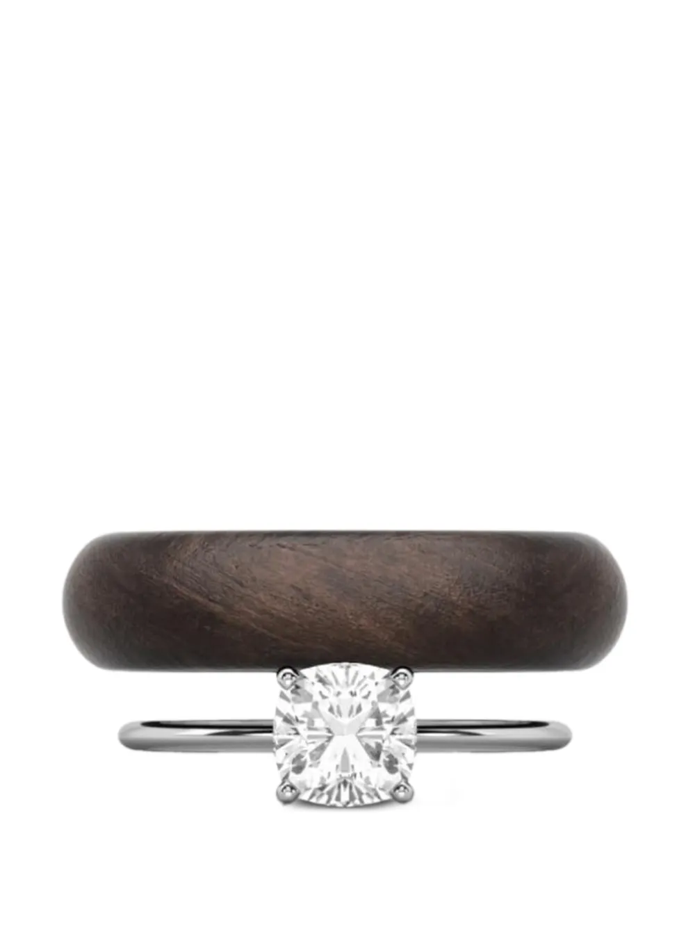 SOLO for diamonds Anello con diamante da laboratorio - Marrone