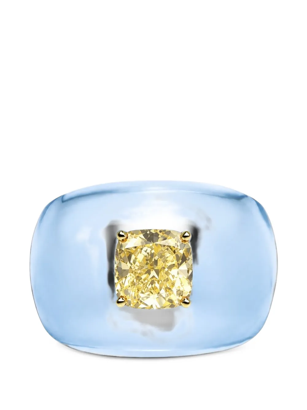 SOLO for diamonds Anello con diamanti da laboratorio - Blu