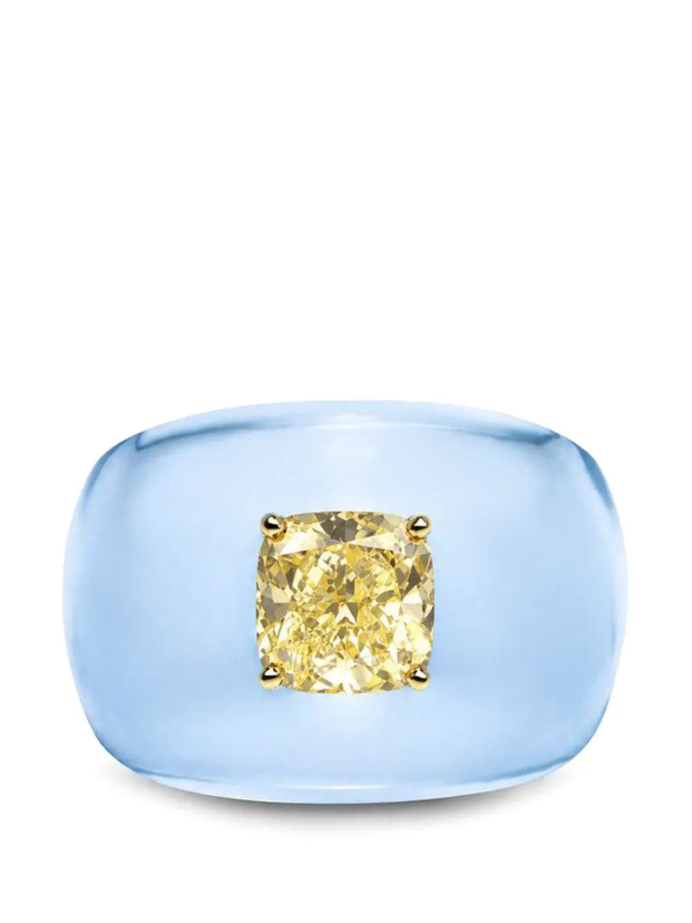 SOLO for diamonds Anello con diamanti da laboratorio - Blu