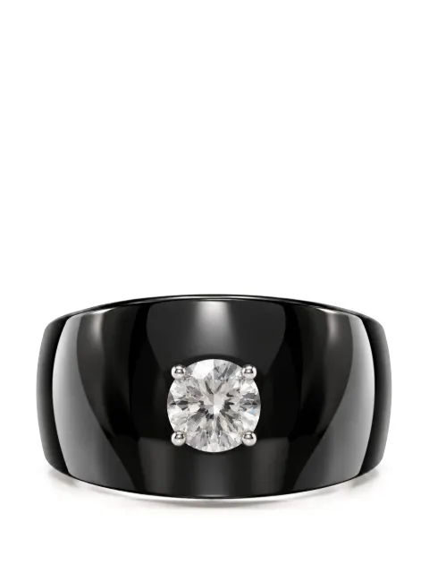 SOLO for diamonds anillo de corte redondo con detalle de diamante