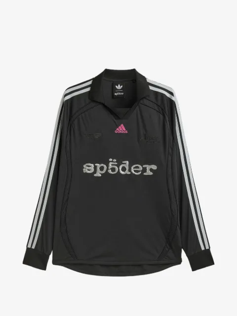 adidas suéter con logo estampado en colaboración con Sp5der