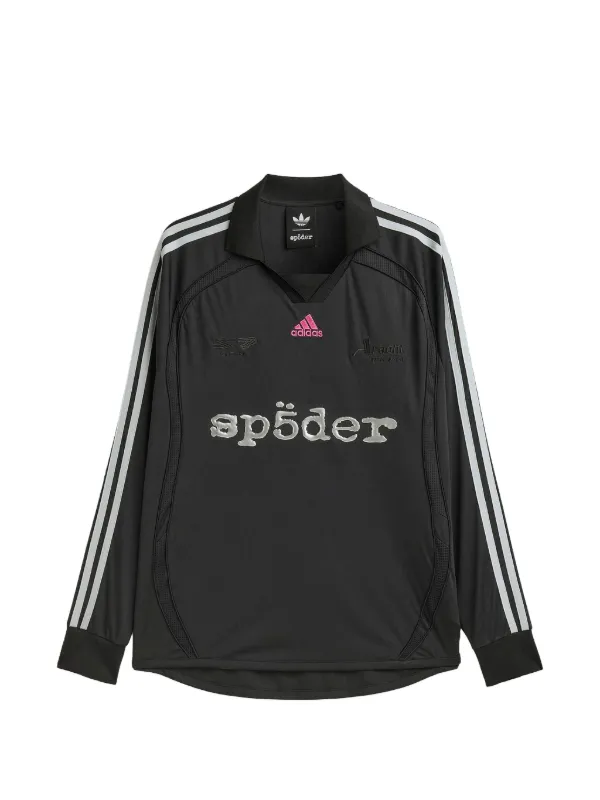 Adidas x Sp5der logo-print Jersey | Black | FARFETCH