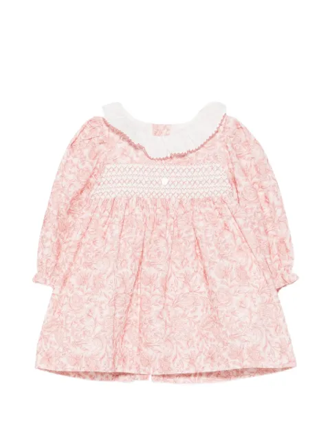 Patachou floral-print smocked dress