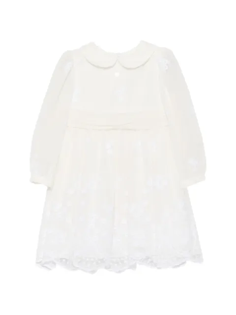 Patachou floral-embroidered dress