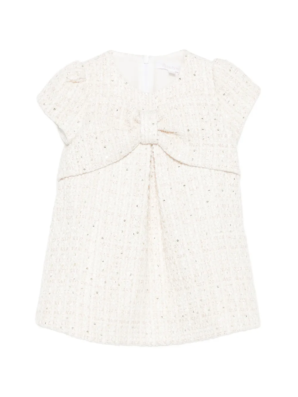 Patachou sequin-embellished bow-detail dress - Toni neutri