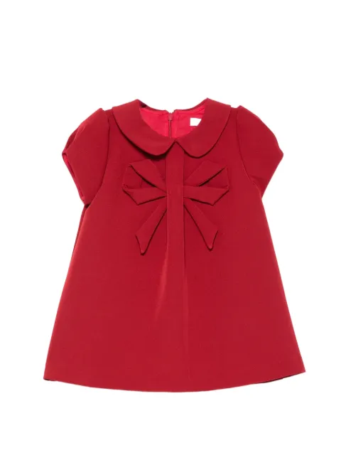 Patachou bow-detail Peter Pan collar dress