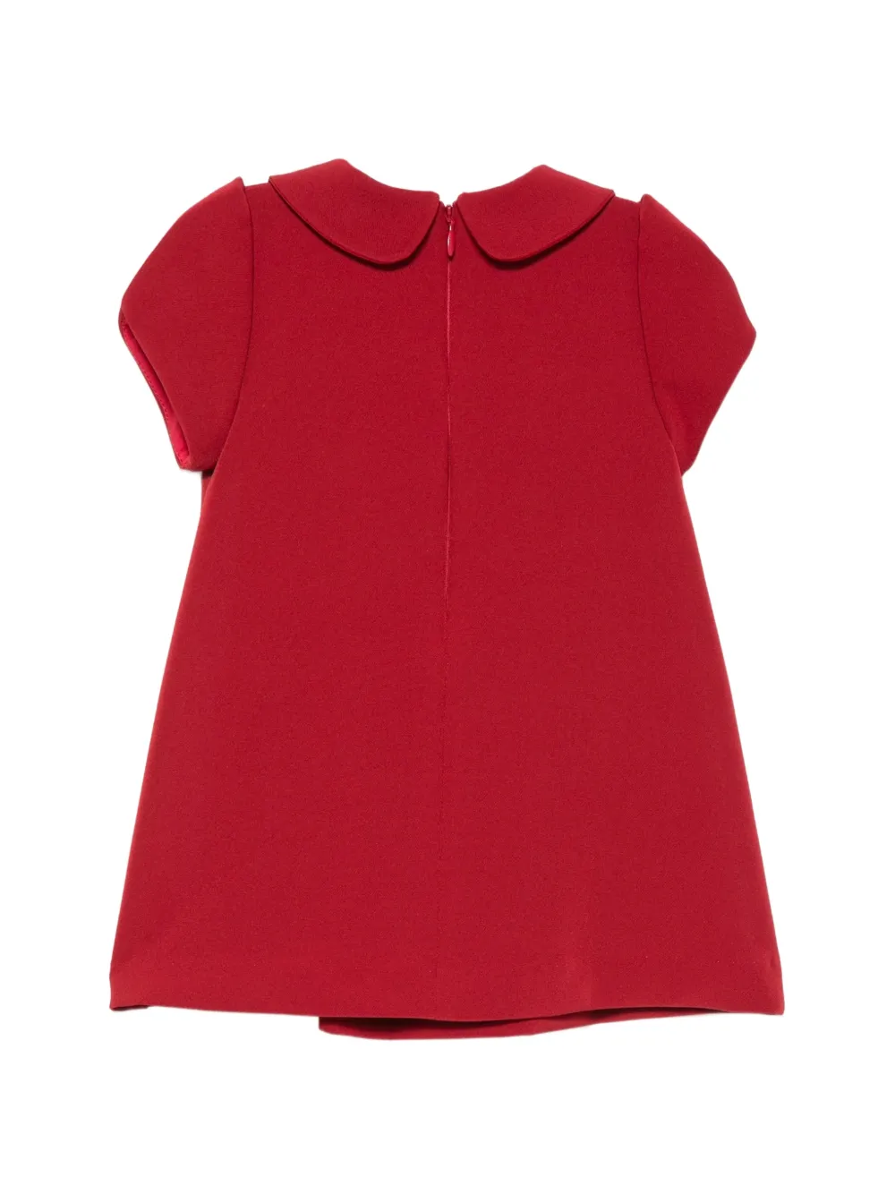 Patachou Jurk met Peter Pan-kraag en strik-detail Rood