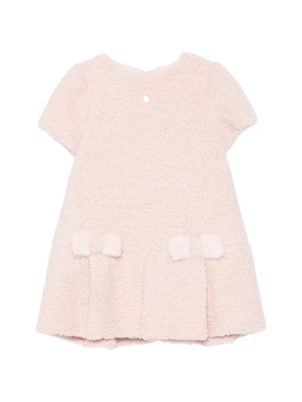 Patachou bouclé pleated dress - Rosa
