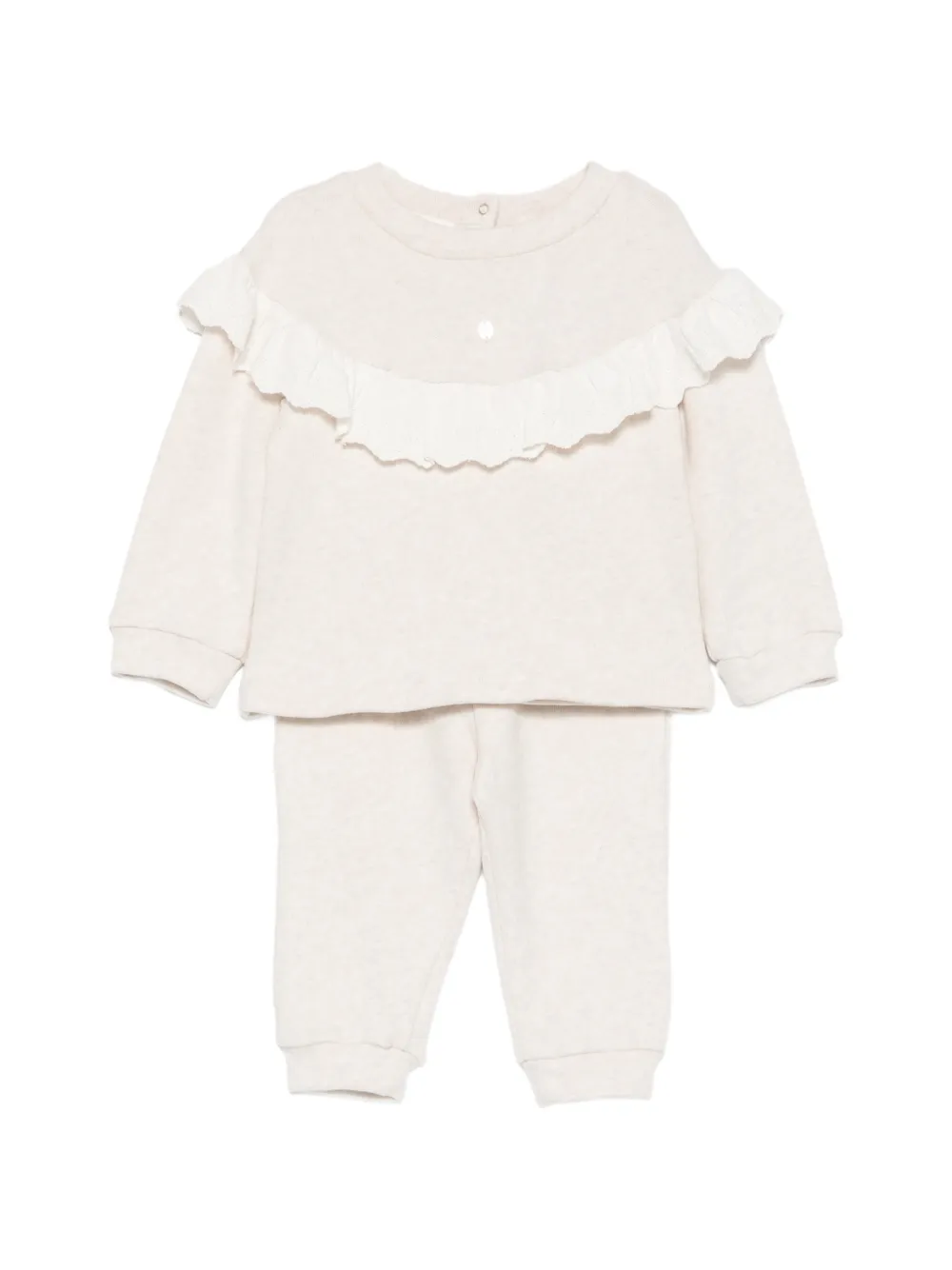 Patachou ruffled tracksuit - Nude