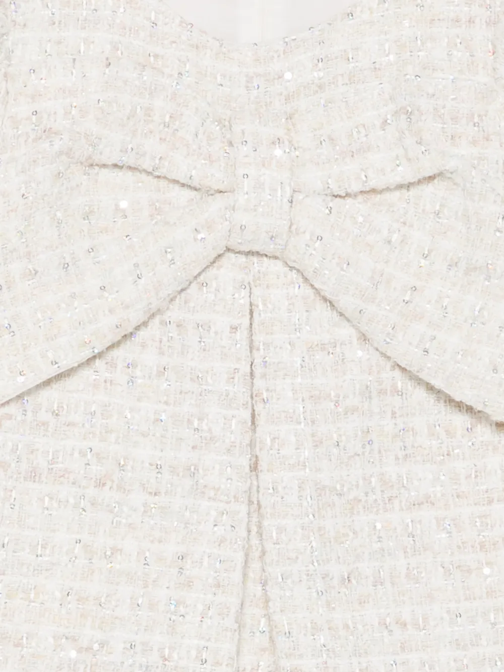 Patachou Jurk verfraaid met pailletten Beige