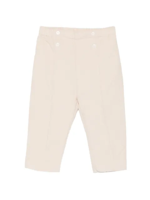 Patachou button-detail corduroy trousers