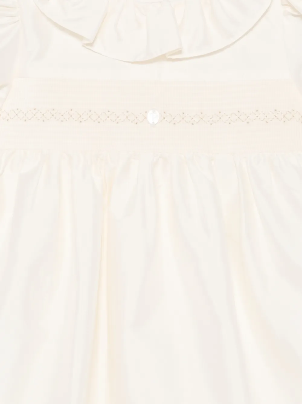 Patachou ruffled dress Beige