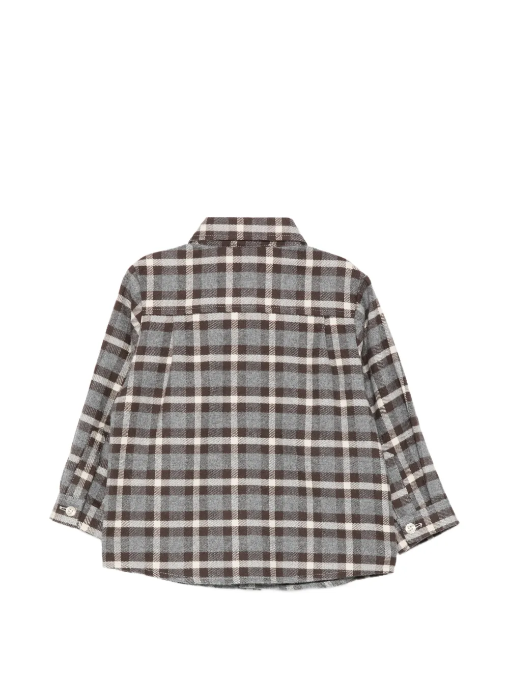 Patachou Geruit shirt met knopen Grijs