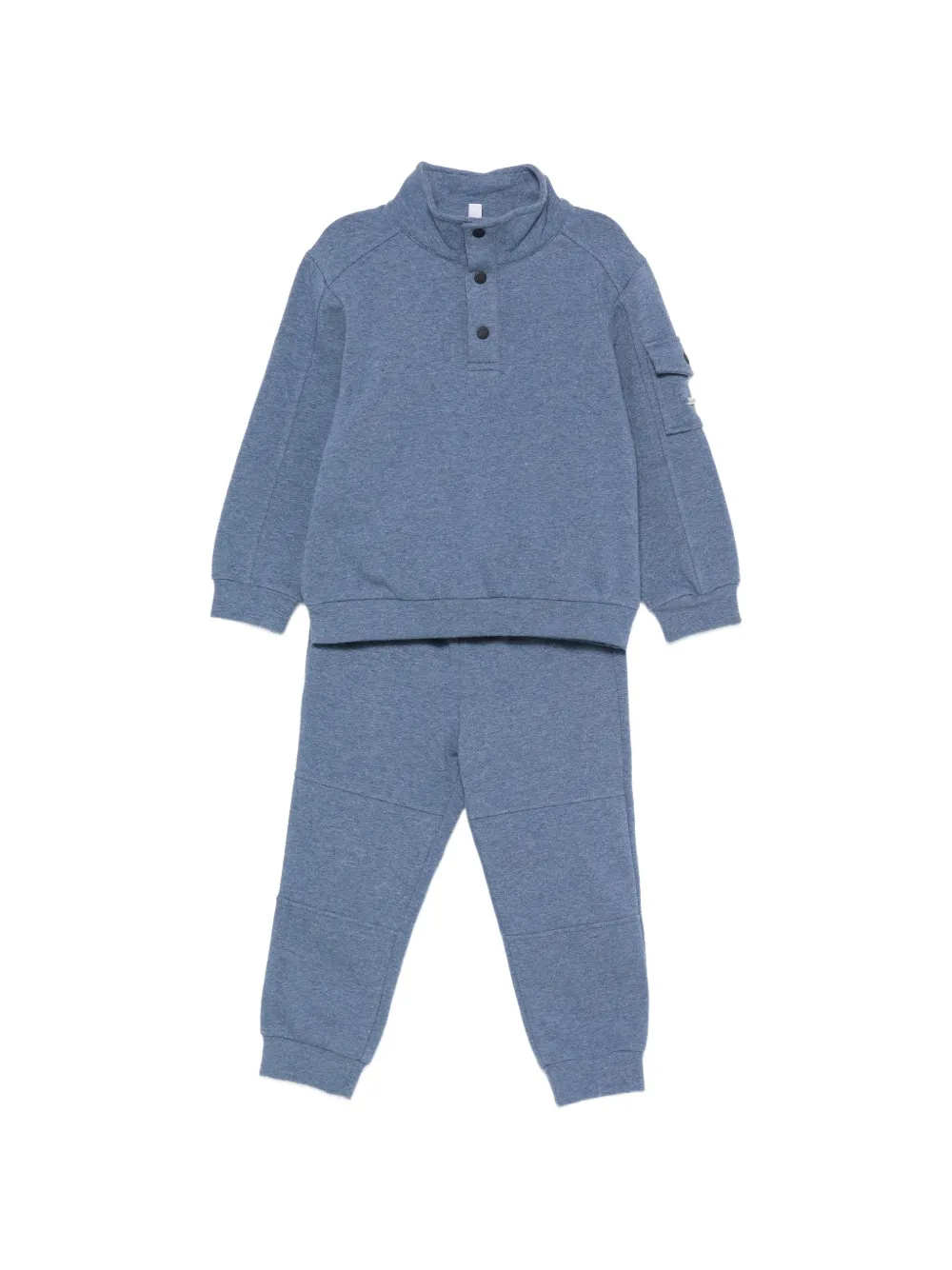 Patachou button-placket cargo tracksuit set - Blu