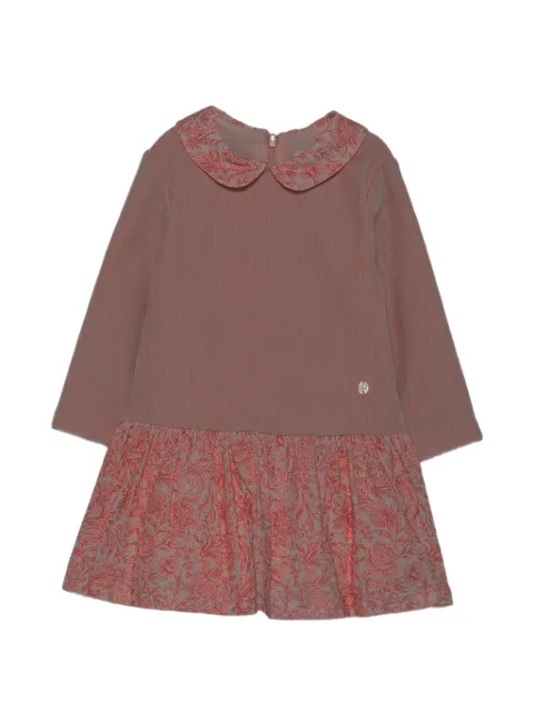 Patachou floral-print Peter Pan collar dress