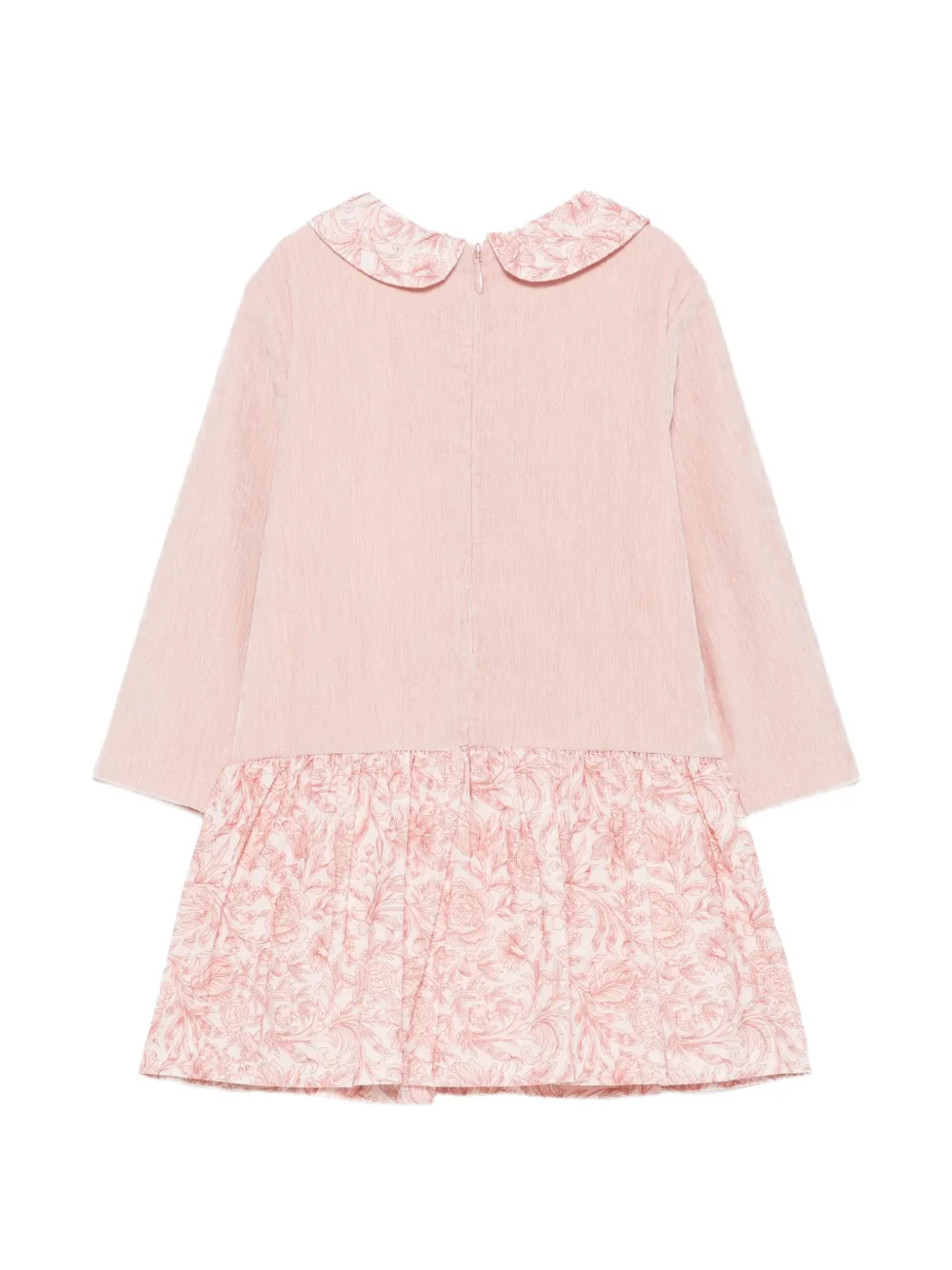 Patachou floral-print Peter Pan collar dress Roze