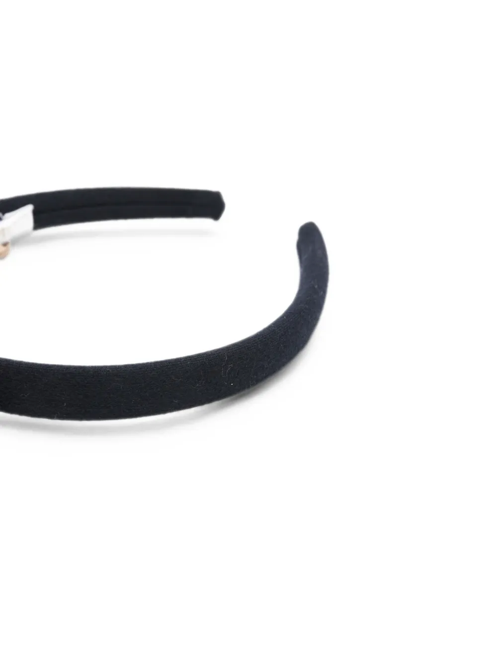 Patachou Haarband met strik en tartan-ruit Bruin