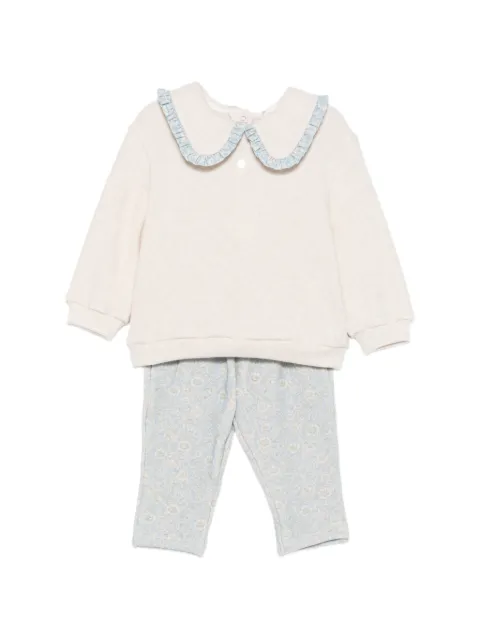 Patachou floral-print ruffled tracksuit