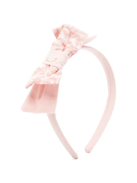 Patachou floral-print bow headband