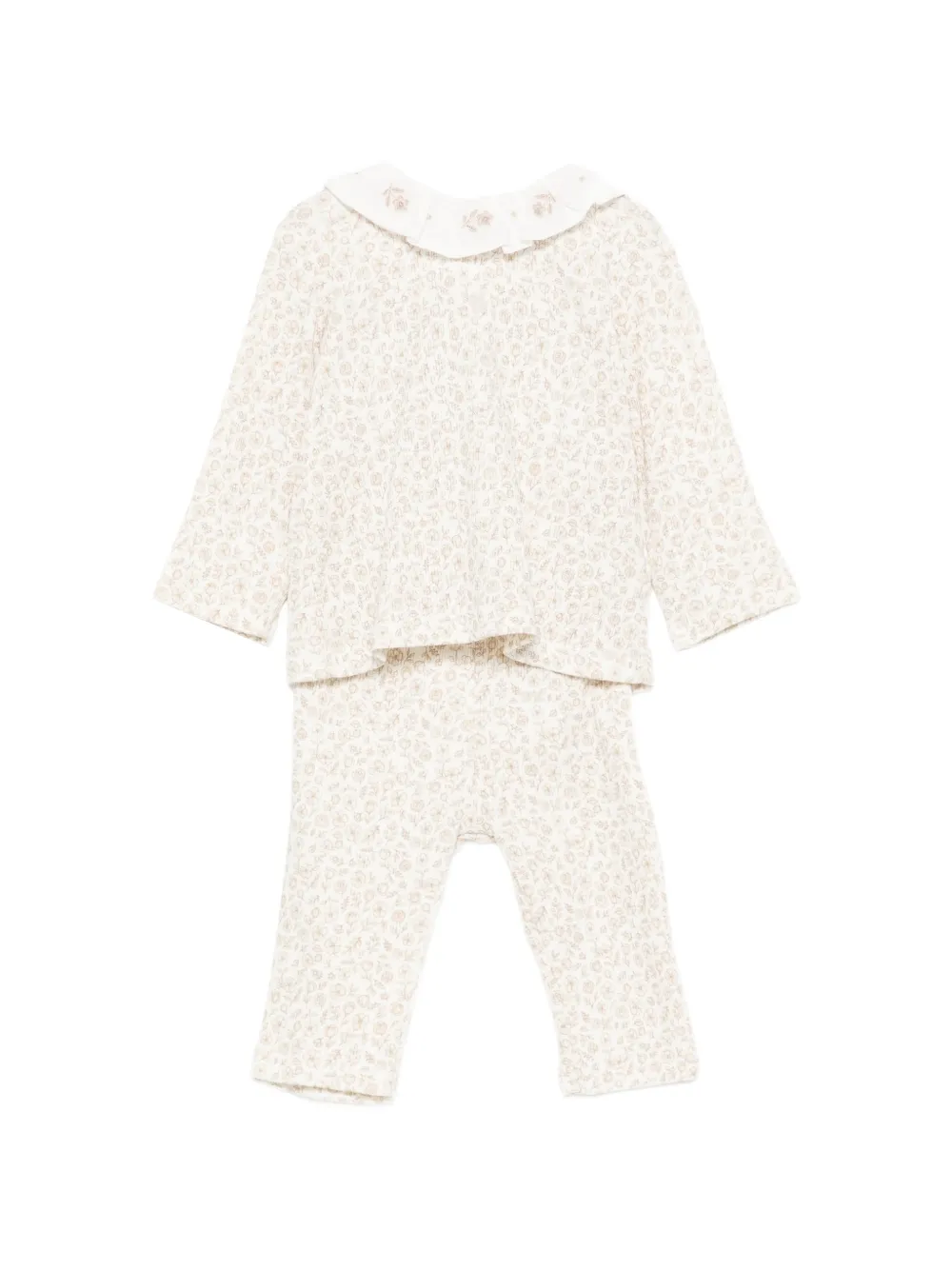 Patachou floral-print trouser set - Toni neutri