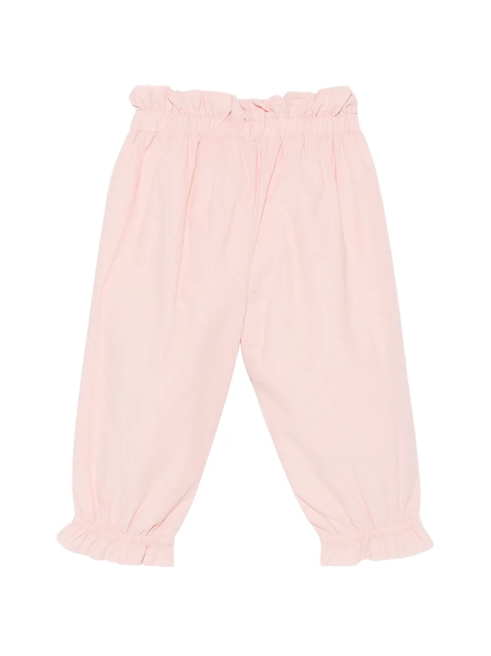 Patachou ruffled-trim trousers Roze