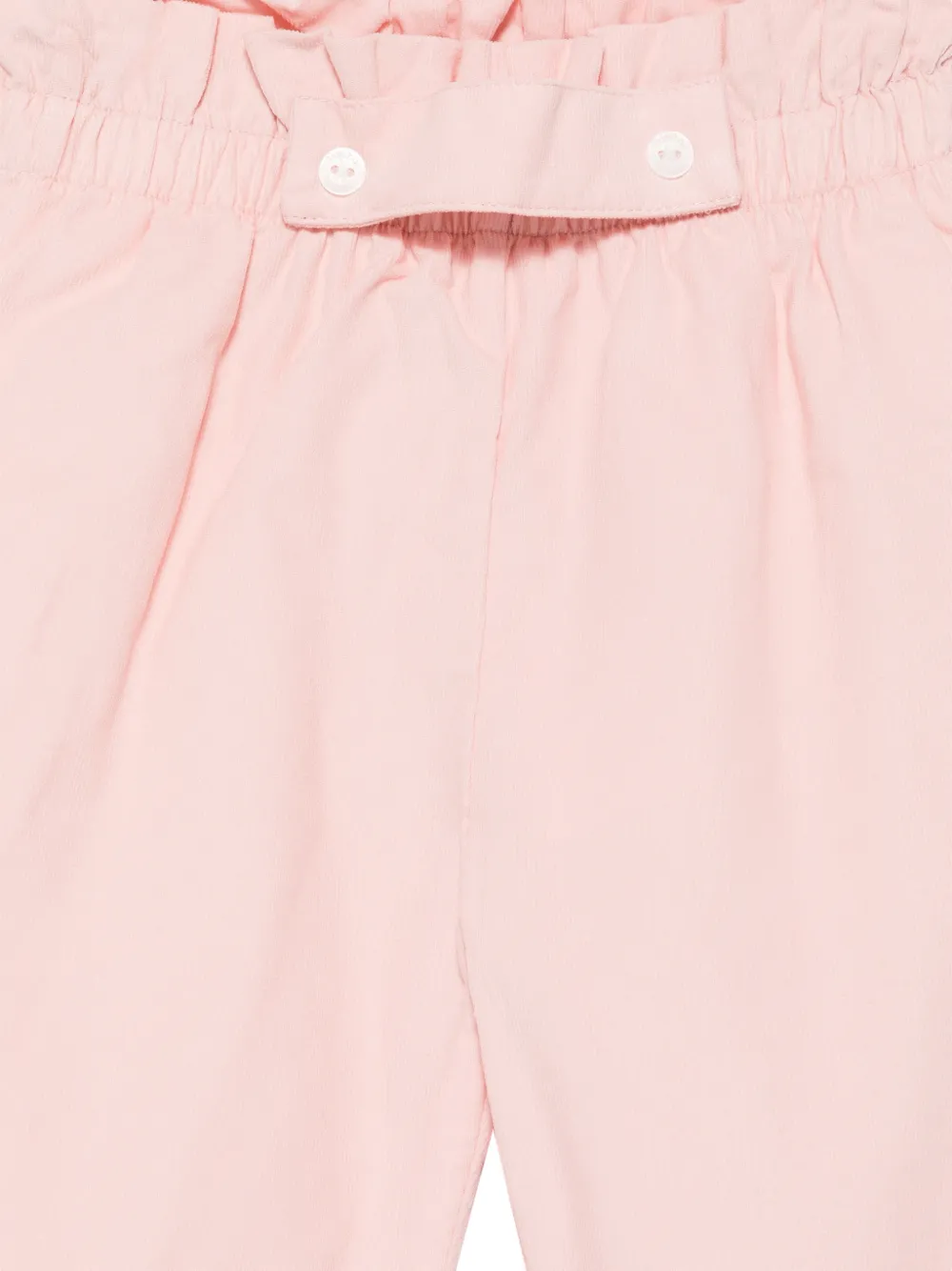 Patachou ruffled-trim trousers Roze