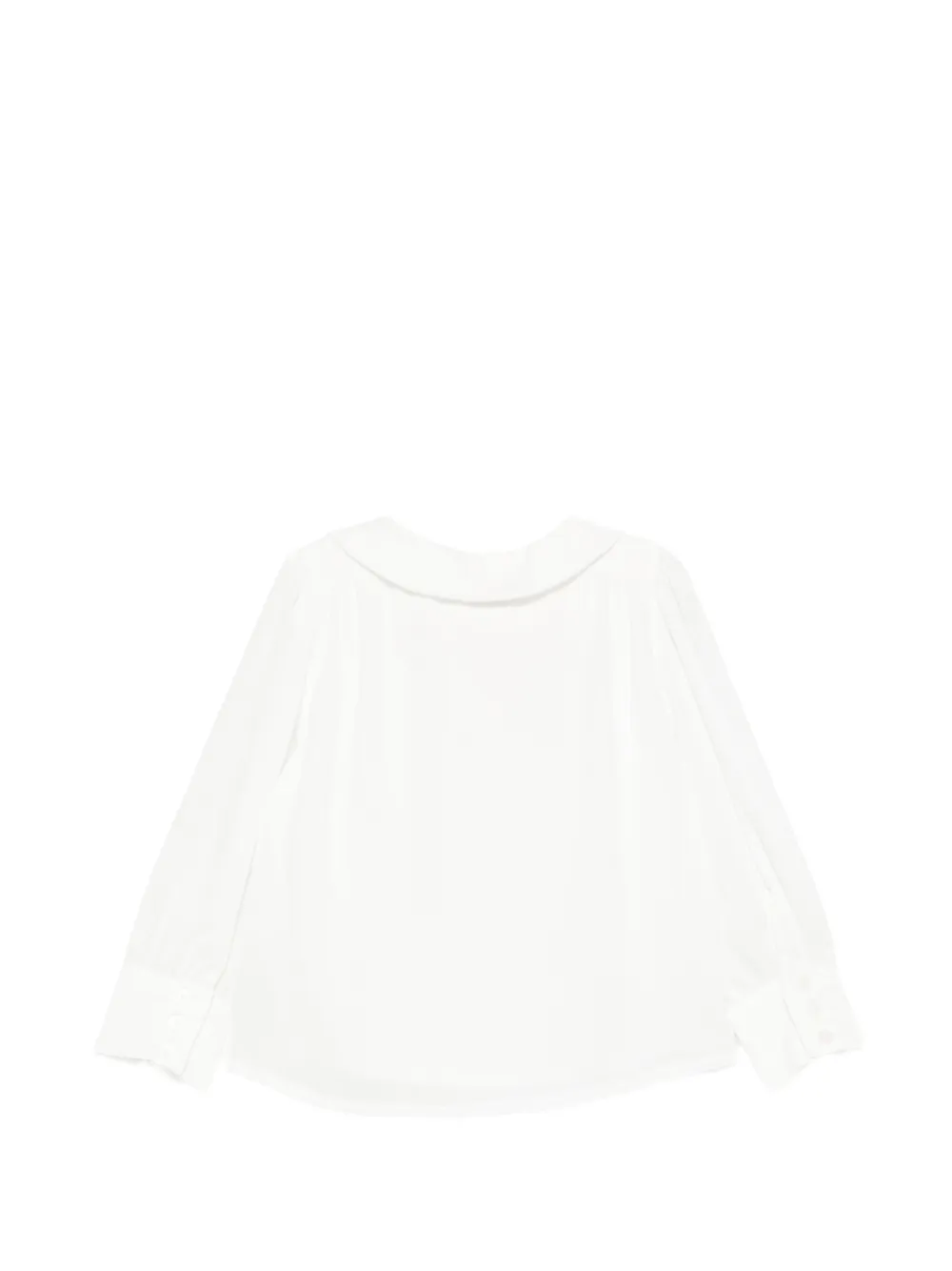 Patachou Blouse met Peter Pan-kraag en knoopsluiting Wit