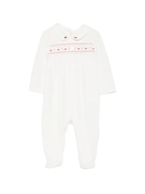 Patachou smocked-panel pajamas