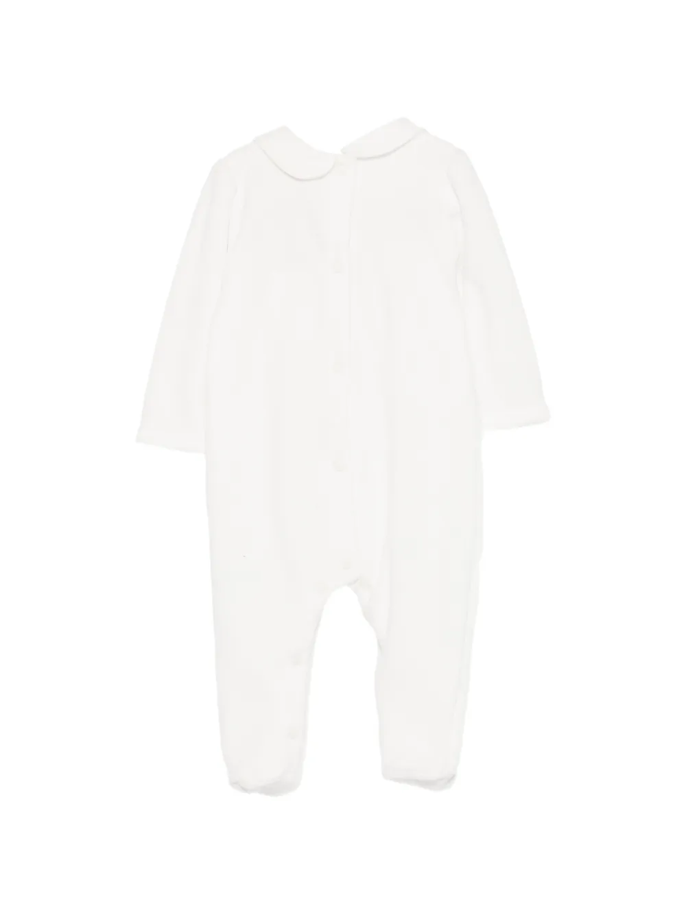 Patachou Pyjama met gesmockt vlak Wit