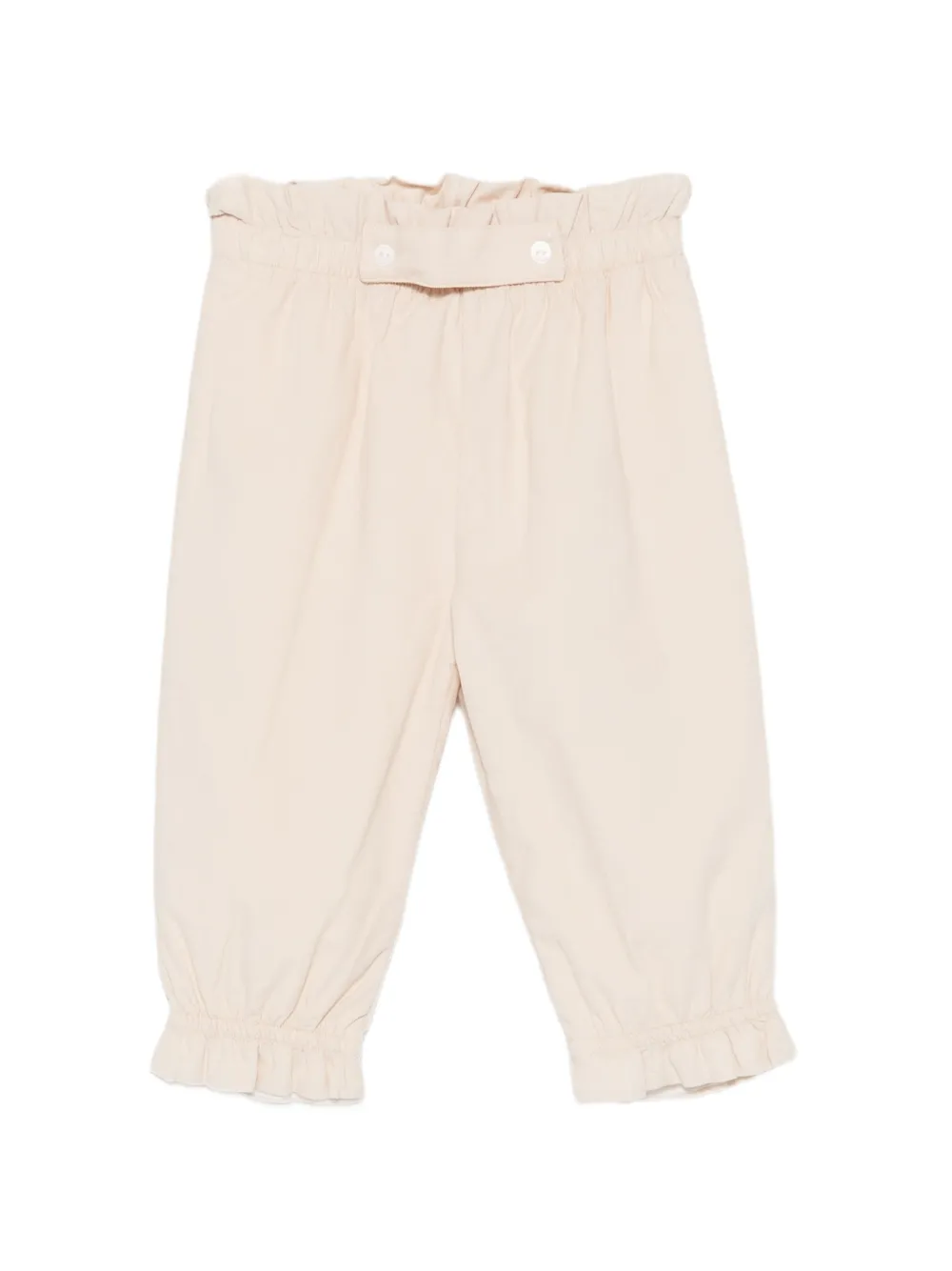Patachou ruffled-trim corduroy trousers - Tons neutres Patachou ruffled-trim corduroy trousers - Tons neutres