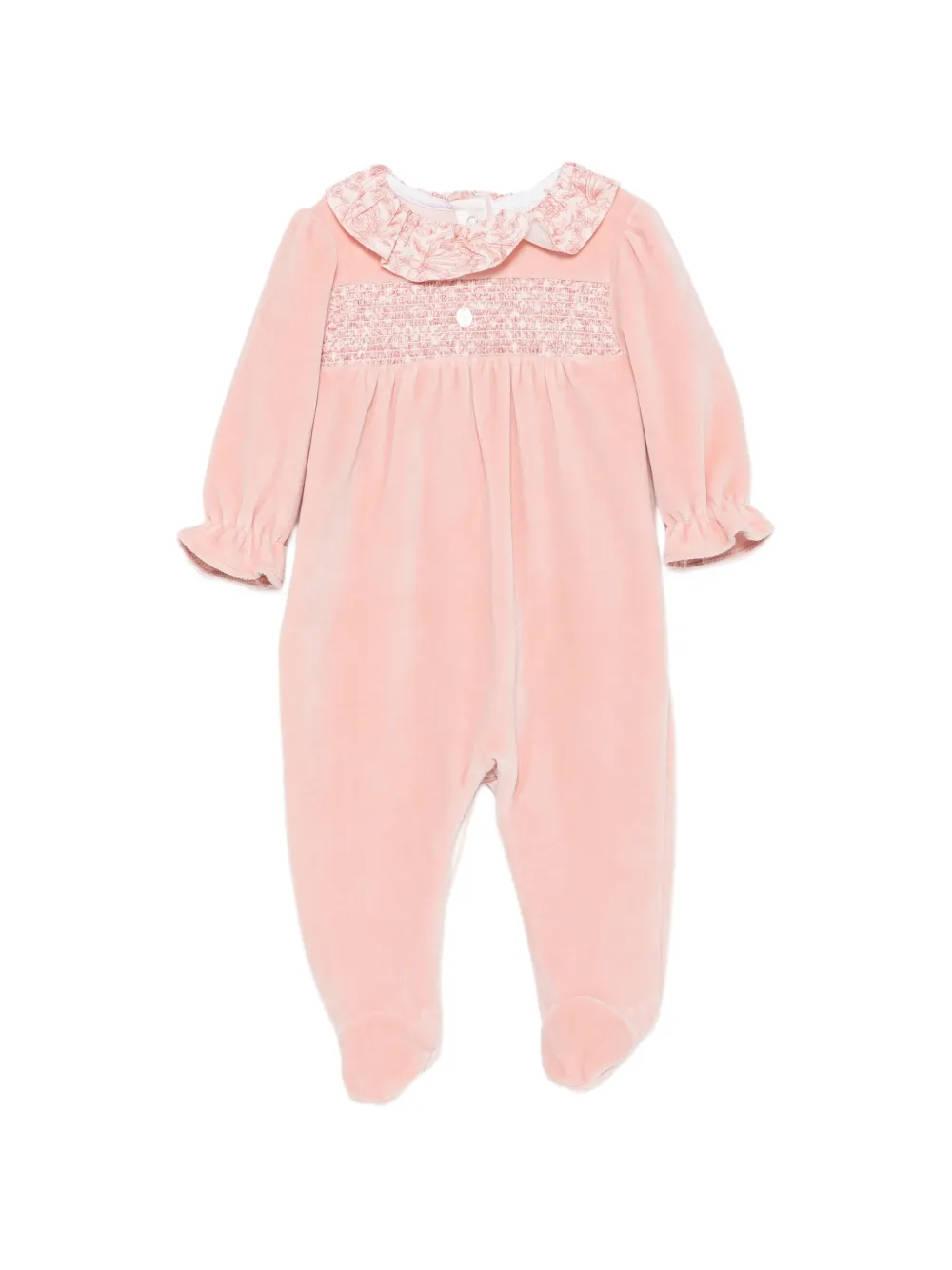Patachou smocked-panel pajamas - Rose Patachou smocked-panel pajamas - Rose