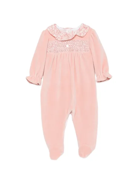 Patachou smocked-panel pajamas