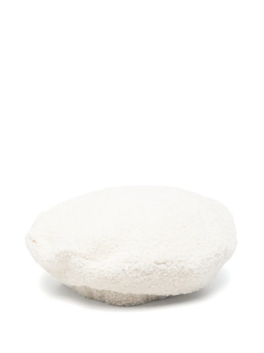 Patachou Bouclé baret met strik-detail Wit