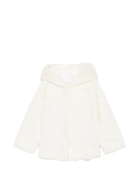 Patachou faux-fur hooded jacket