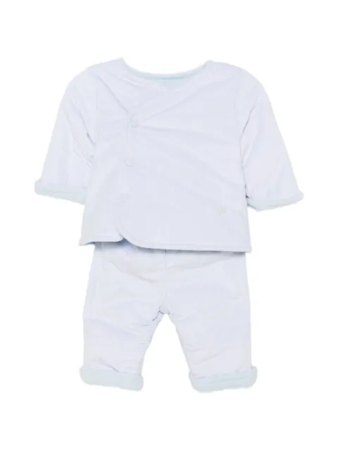 Patachou corduroy-texture trouser set