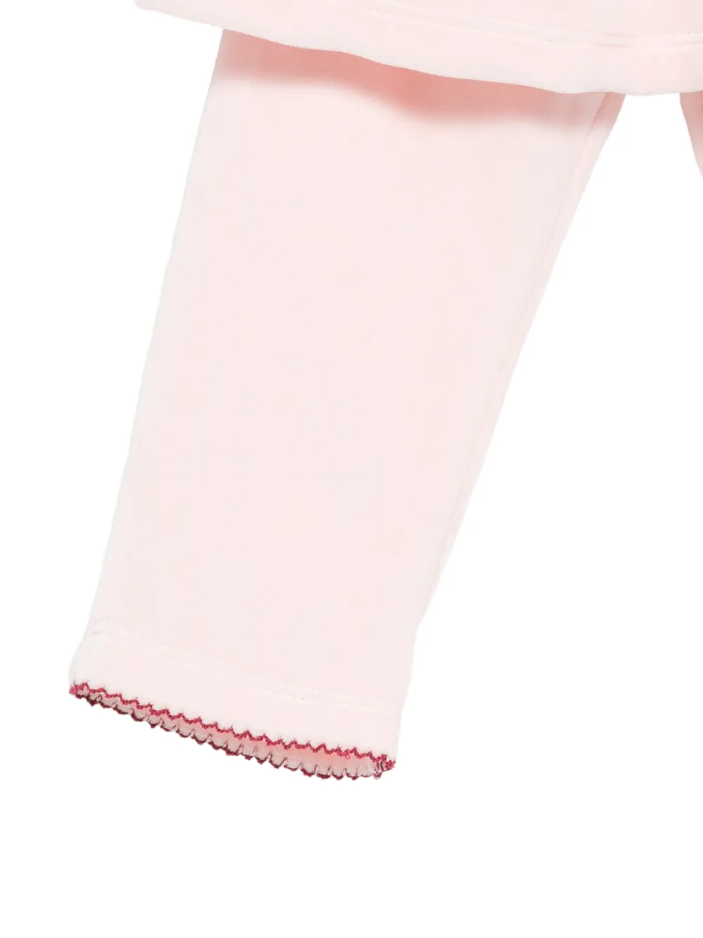 Patachou embroidered scallop-trim tracksuit set Roze