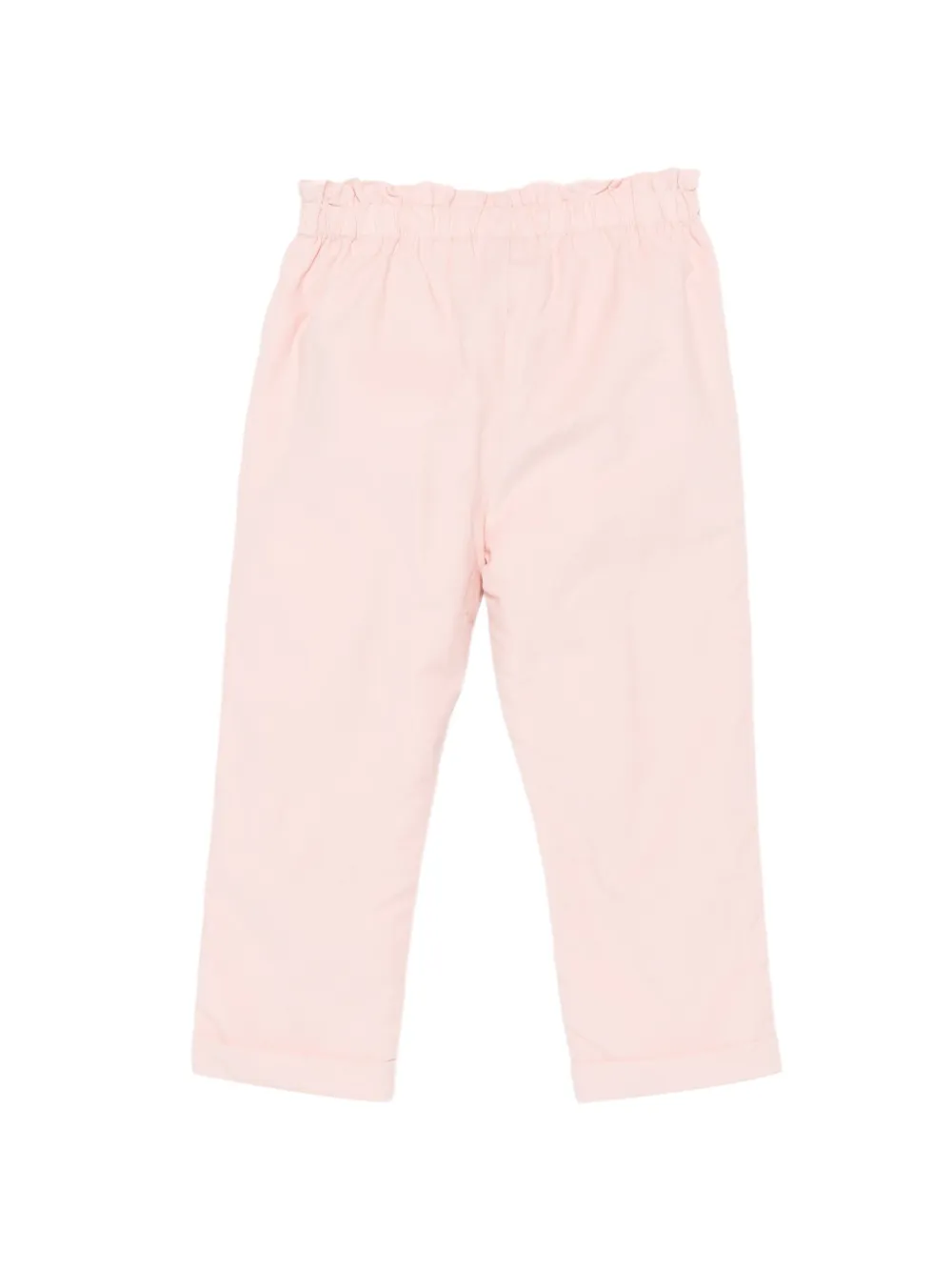 Patachou embroidered paperbag-waist trousers Roze