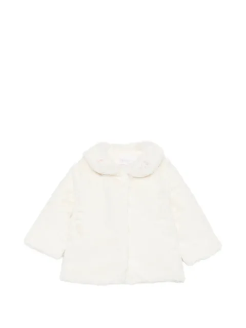 Patachou faux-fur Peter Pan collar jacket